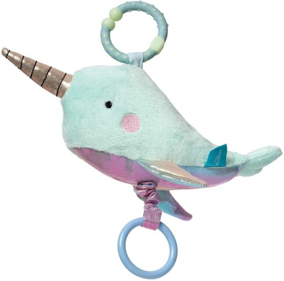 Manhattan Toy Under the Sea Narwhal Baby Teether & Travel Pull Toy - Image 2