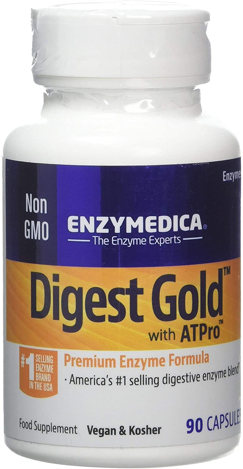 ENZYMEDICA - Digest Gold (90 Capsules), 90 count (Pack of 1)