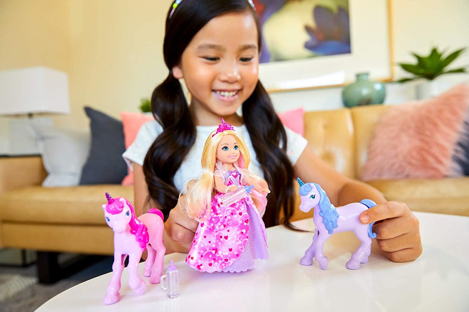 Barbie GJK17 Dreamtopia Doll and Unicorns, Multi-colord, 6.3 inches (height), 1.57 inches (length) - Image 4