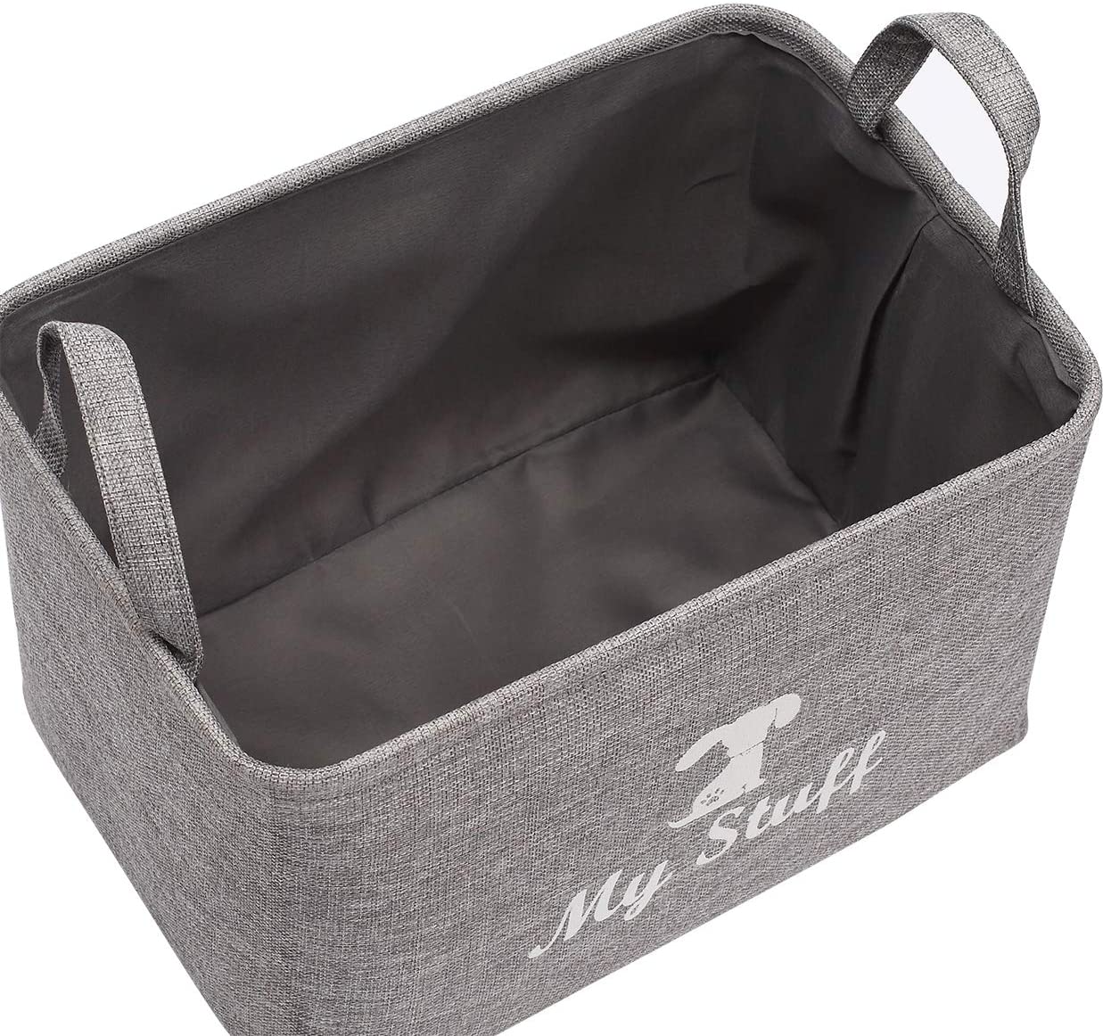 Pethiy Canvas Dog Toy Storage Dog Toy Basket Box for dog toy bins Dog Blanket, Dog Clothes Storage - Image 3