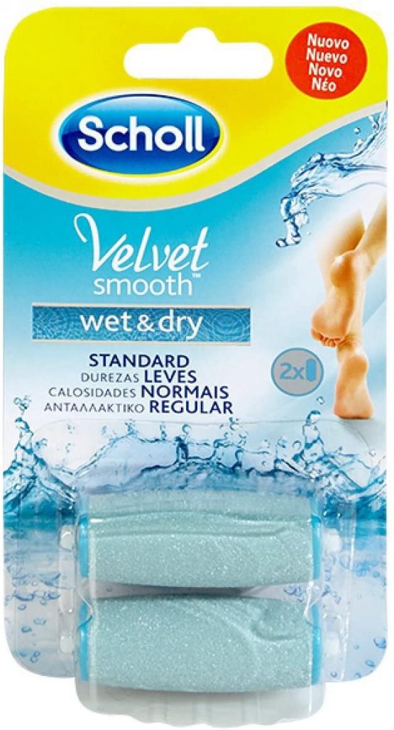 SCHOLL's VELVET wet and dry 2 Refills Roll for wet and dry