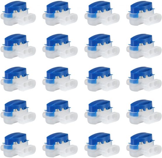 GWHOLE Pack of 20 Cable Connector Electrical Wire Connectors for Robotic Lawn Mowers, Irrigation Applications