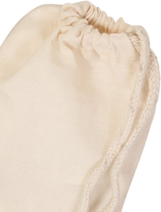 Bronta Mill Plain natural 100% cotton eco friendly drawstring/stuff bags - Size XL - Image 2