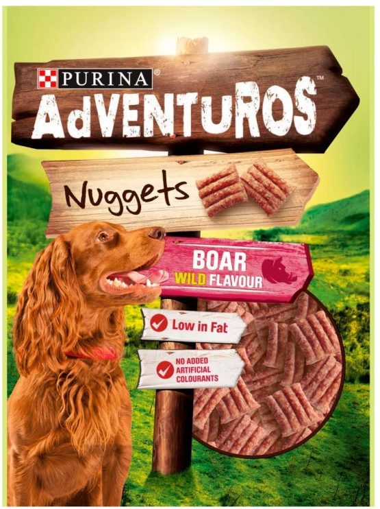 Purina Adventuros Nuggets Dog Treats Boar Flavour, 90 g (Pack of 6) - Image 2