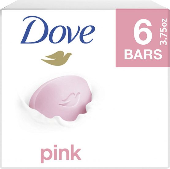 Dove W-BB-1729 Pink/Rosa Beauty Bars - 6 x 4.25 oz - Soap - Image 2