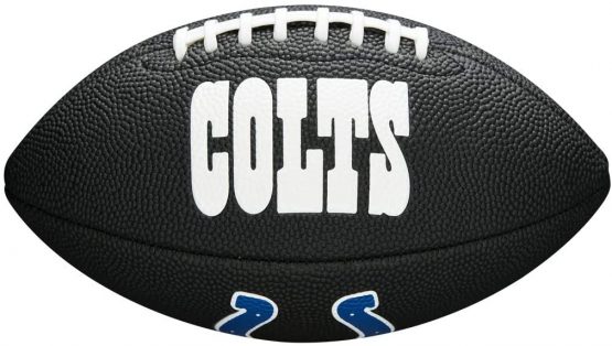 Wilson Sporting Goods NFL Indianapolis Colts Team Logo Football, Black, Mini Size
