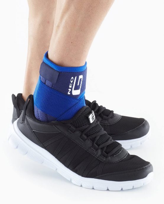 Neo G Ankle Support, Stabilized Support with Figure of 8 Strap – Support for Arthritis Relief, Joint Pain, Ankle Injuries, Sprains – Adjustable Compression – Class 1 Medical Grade – Unisex – Blue - Image 4