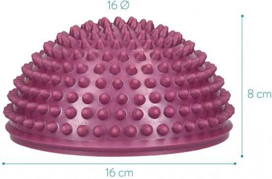 Navaris 2x Hedgehog Balance Pods - Set of 2 Spiky Fitness Domes for Sports, Foot Massage, Stability Training, Balancing Therapy in Multiple Colors - Image 3