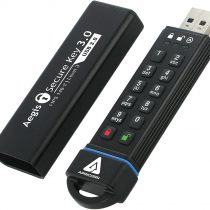 Apricorn Aegis Secure Key 480GB FIPS 140-2 Level 3 Validated 256-bit Hardware Encrypted USB 3.0 Flash Drive (ASK3-480GB)
