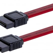 StarTech 12in SATA Serial ATA Cable - SATA cable - Serial ATA 150/300 - SATA (F) to SATA (F) - 1 ft - red - SATA12
