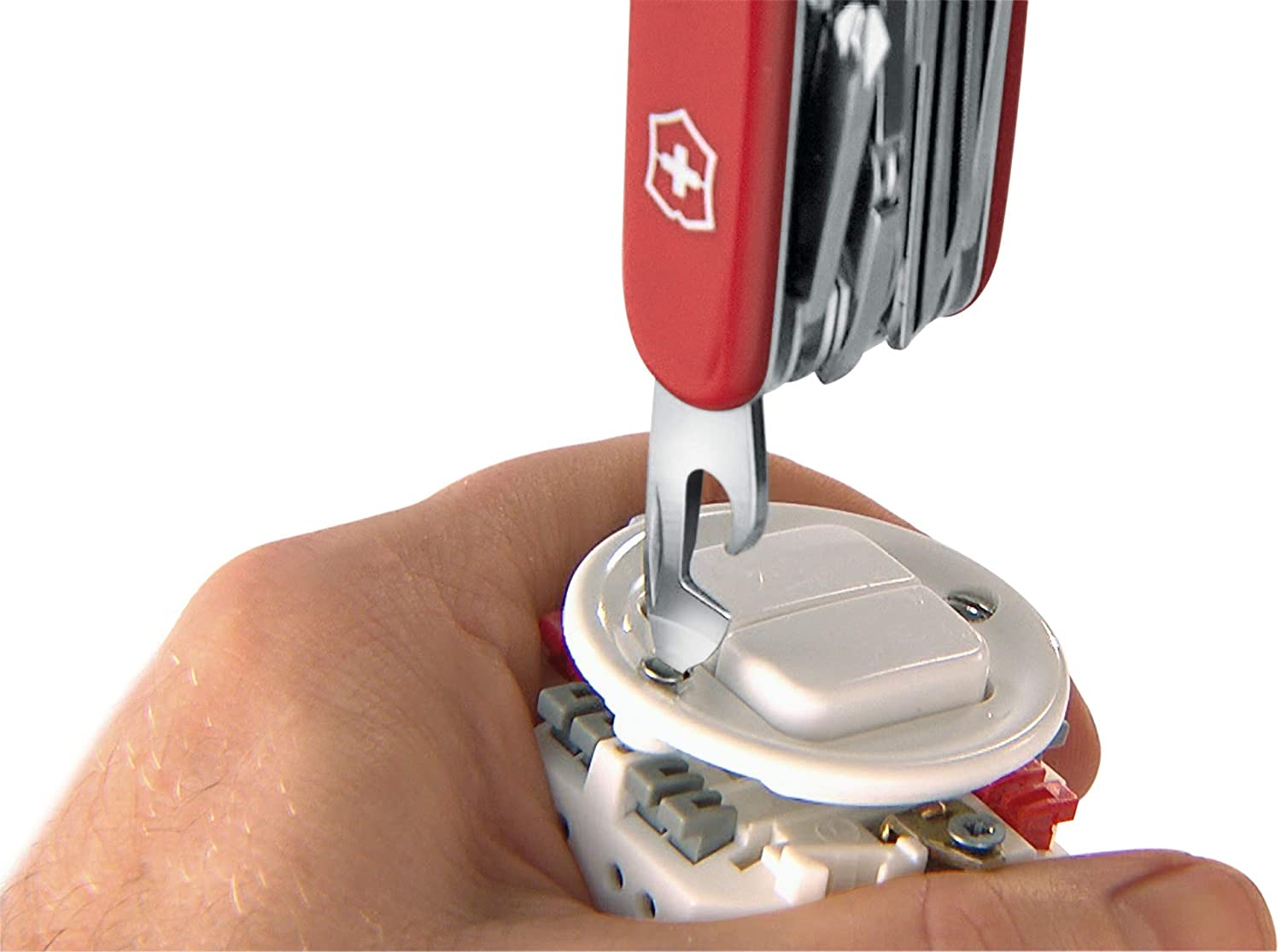 Victorinox Fisherman Swiss Army Pocket Knife, Medium, Multi Tool, 18 Functions, Fish Scaler With Hook Disgorger, Red - Image 4