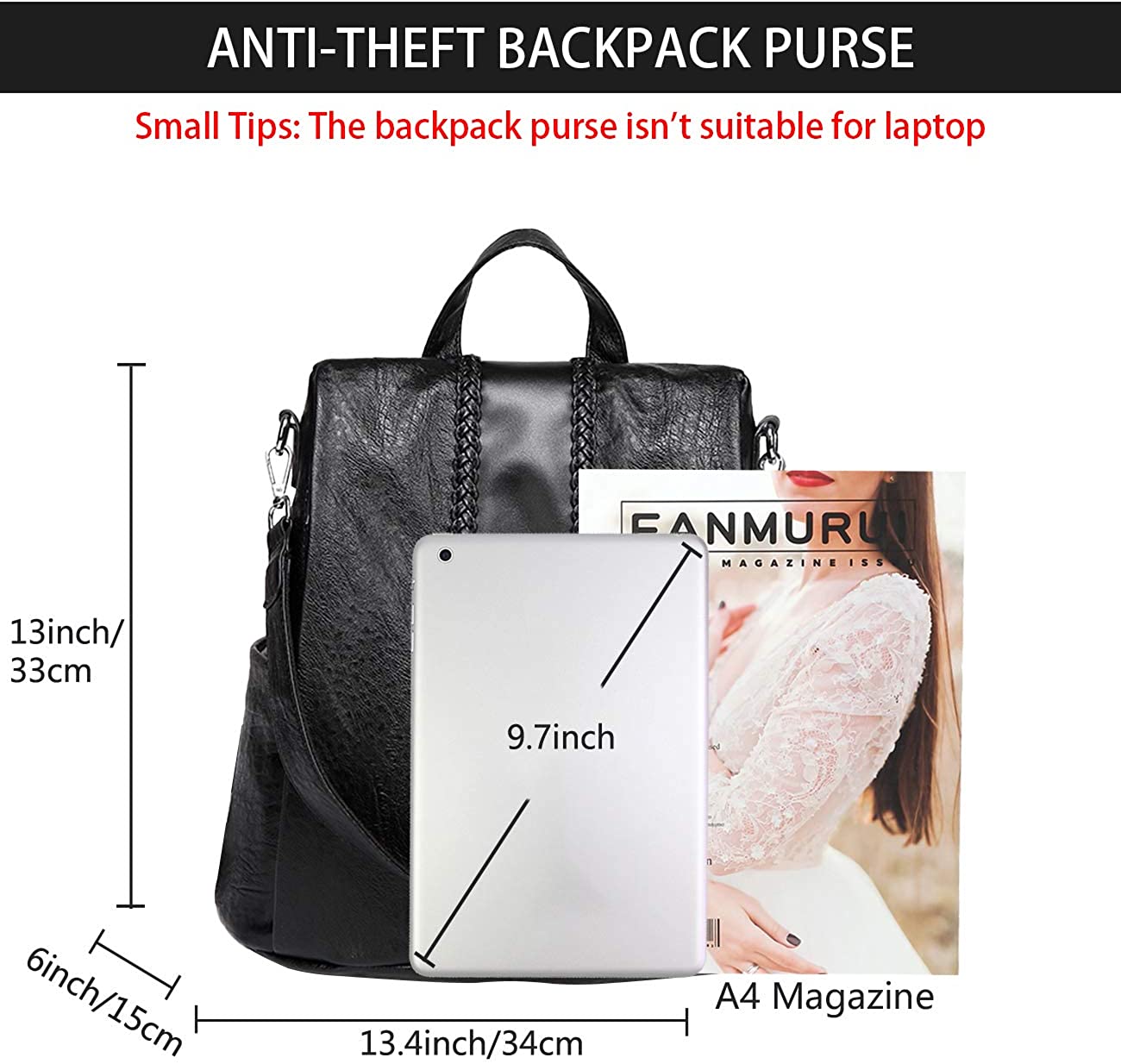 VASCHY Women's Backpack - Image 3