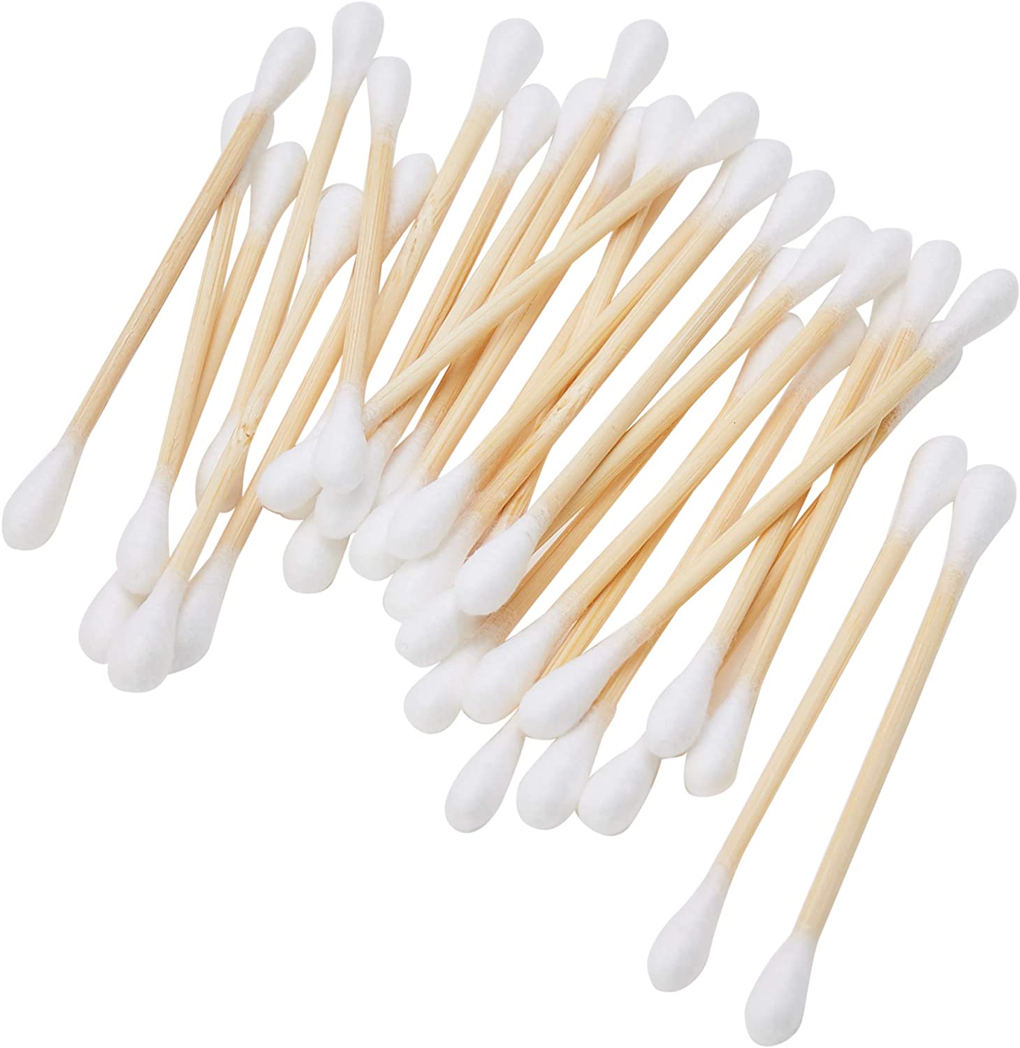 500 Bamboo Cotton Buds EcoSlurps Compostable q tips & swabs for