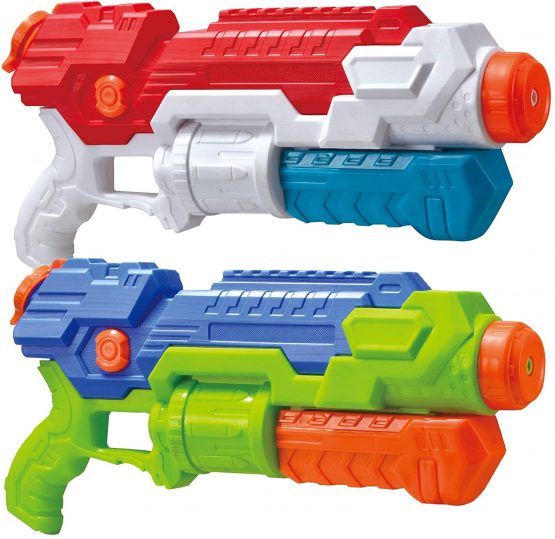 JOYIN 2 Pack Water Pistol Guns High Capacity Water Super Soaker Blaster Squirt Gun Swimming Pool Beach Sand Water Fighting Toy