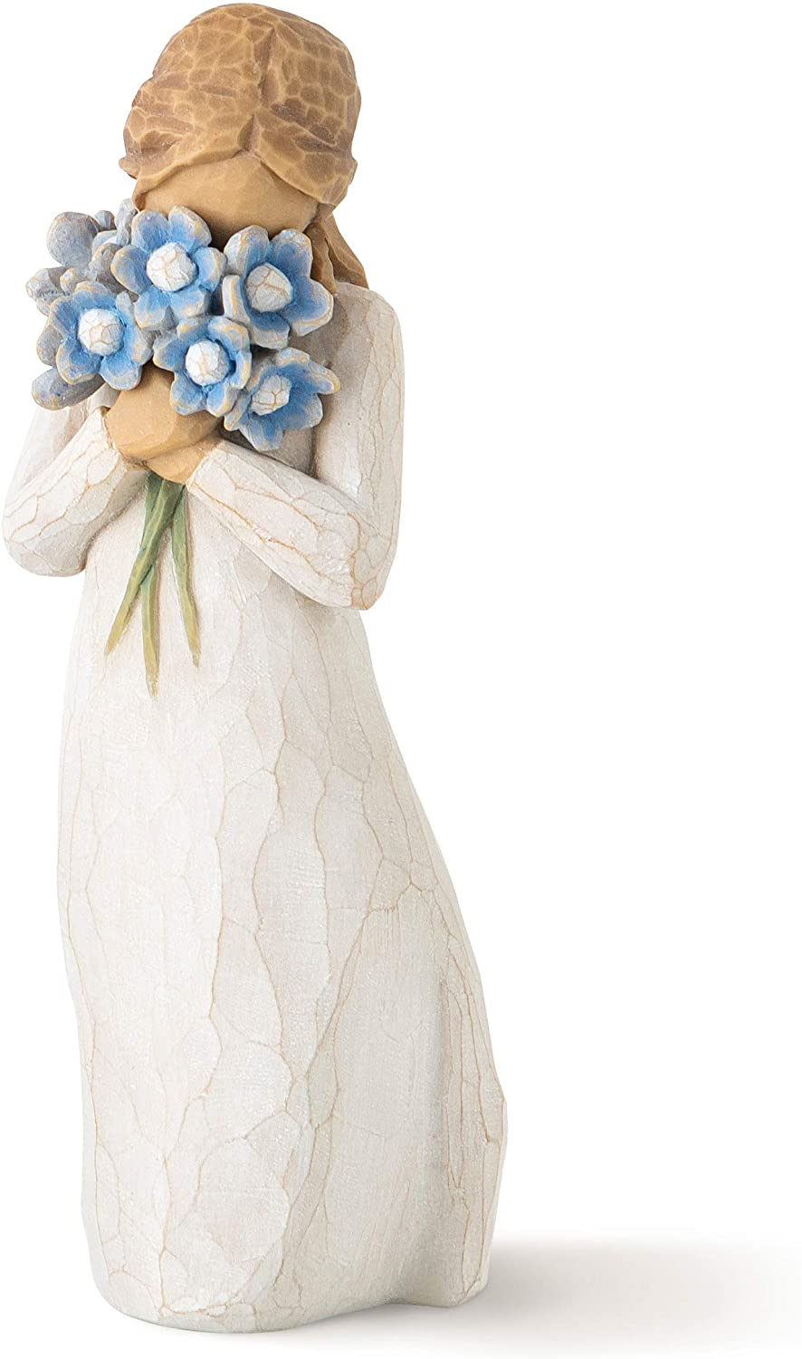 Willow Tree Forget Me Not Figurine, Flower Color, 6.7 x 3