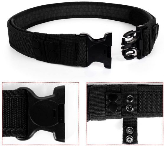 LUUFAN Military Tactical Belt Security Gear Adjustable Heavy Duty Belt with Quick Release Buckle for Outdoor Activity - Image 2