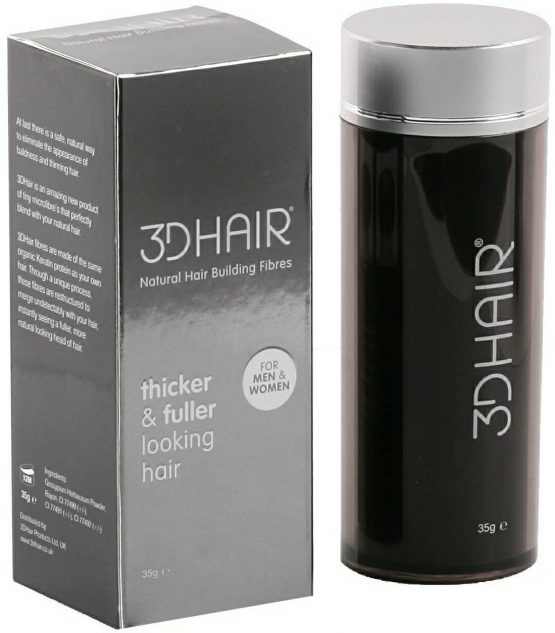 3D Hair Loss Fibres for Thinning Hair 35g (Medium Brown)