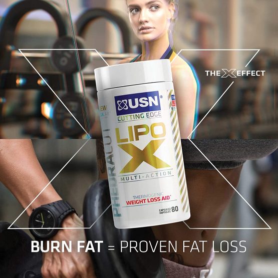 USN Lipo X PhedraCut: Fat Metaboliser, High Stimulant Energy, Reach For Your Dieting Goals With Our Weight Management and Toning Supplements - Image 3