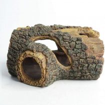 hygger Fish Tank Ornament, Aquarium Resin Cave Ornaments Fish Tank Decorations Tree Log For Hiding