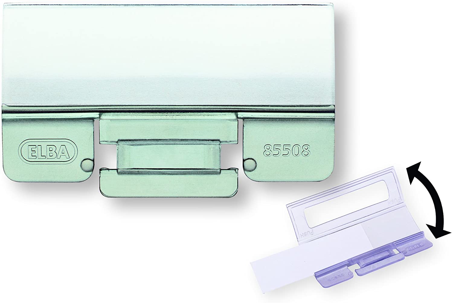 Elba Vertic 85508 Tabs PP Pack of 25, green, purple