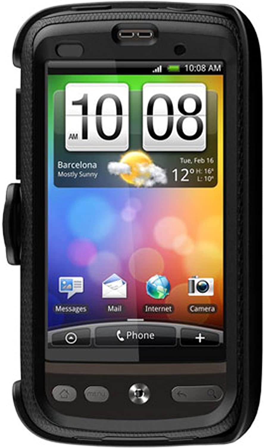 OtterBox Defender Series Three-Layer Protection Case Cover with Screen Protector and Holster Style Swivel Belt Clip for HTC Desire - Image 4