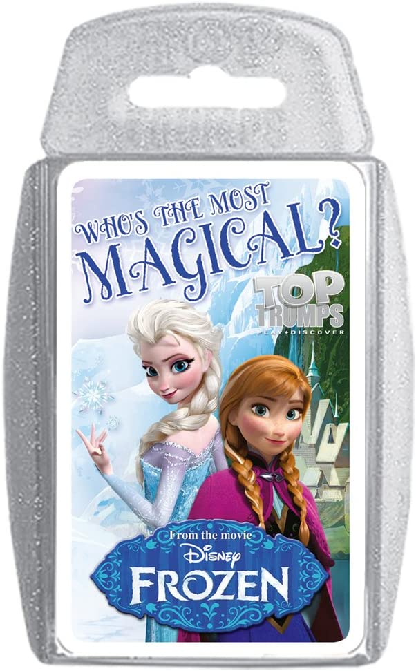 Winning Moves 000475 - Top Trumps Frozen Card Game, Italian Version, Medium