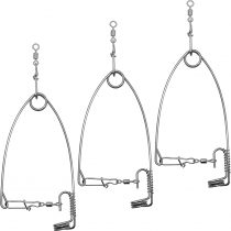 SAMSFX Ice Fishing Spring Hook 3 Pieces in Pack