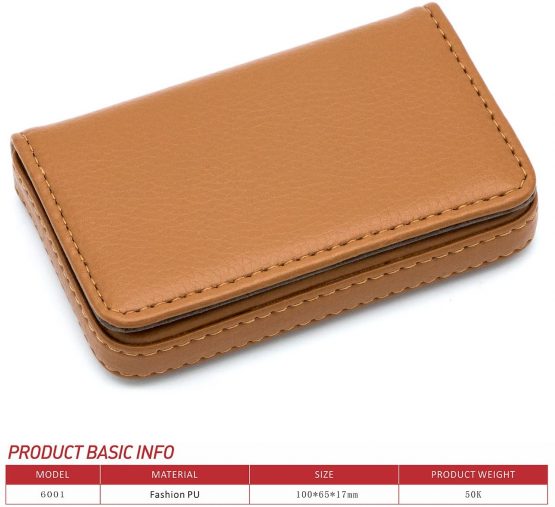 Padike Business Card Holders, Business Card Holder Wallet Credit Card ID Case/Holder - Keep Your Business Cards Clean (Apricot) - Image 2
