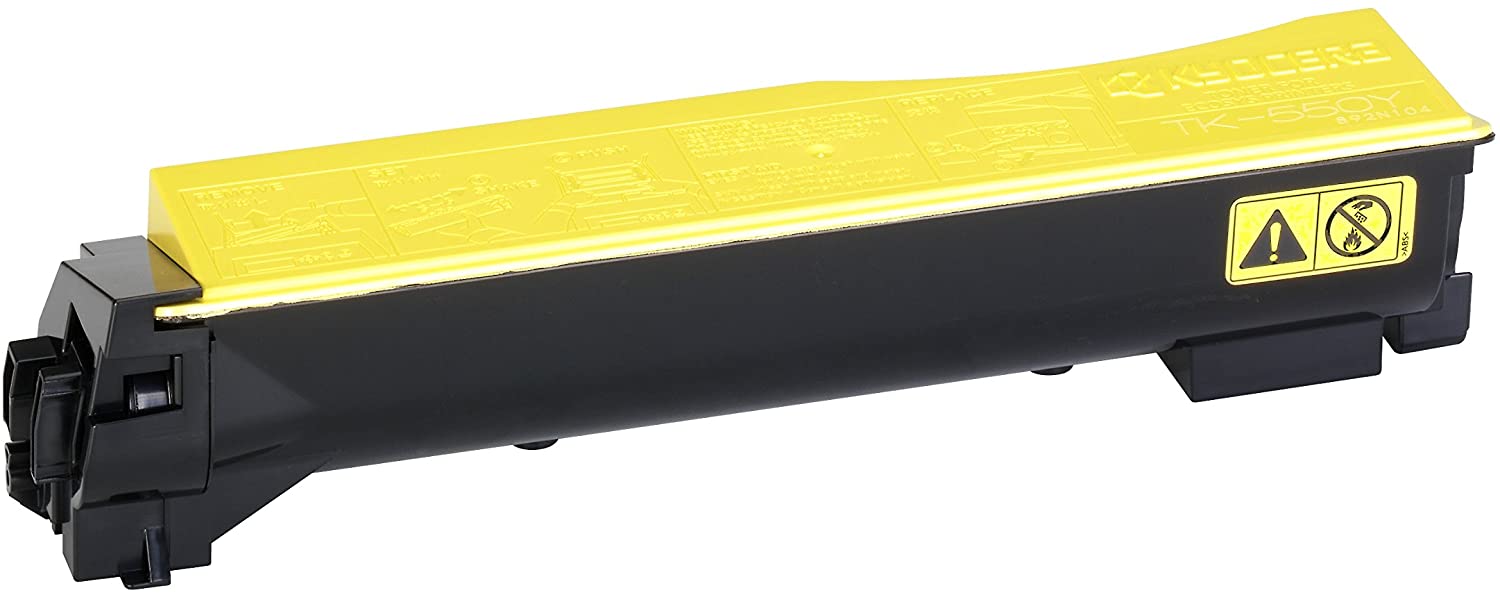 Kyocera TK-550Y Toner Yellow, 6,000 Pages, Original Premium Printer Cartridge 1T02HMAEU0 for ECOSYS FS-C5200DN - Image 3