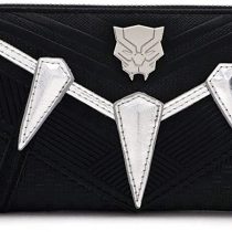 Loungefly Black Panther Faux Leather Zip Around Wallet