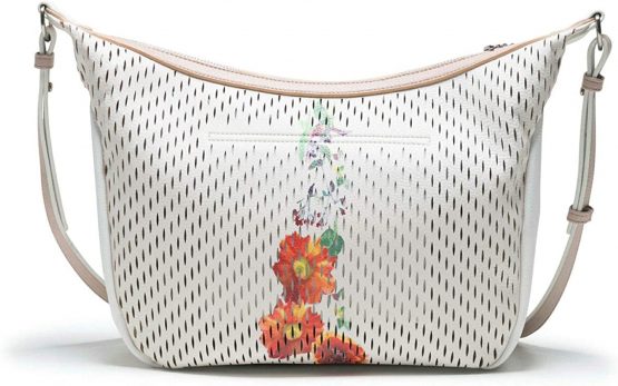 Desigual Margaritas Somalia Across Body Bag Blanco - Image 2