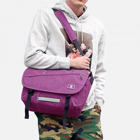 OIWAS Messenger Bags for Men Waterproof Mens Satchel Shoulder Bag Fits up to 15.6 Inch Laptop for School,Travel,Work Black - Image 2