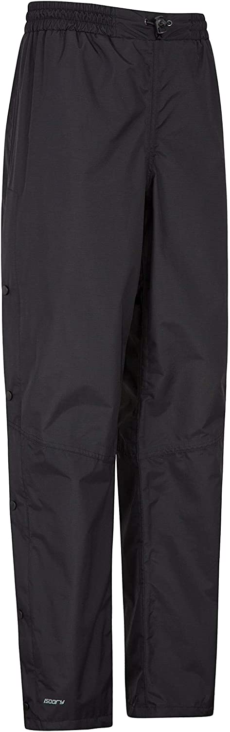 Mountain Warehouse Downpour Womens Waterproof Trousers, Rain Pants, Breathable, Durable Overtrousers, Taped Seams, Half Zip - Image 2