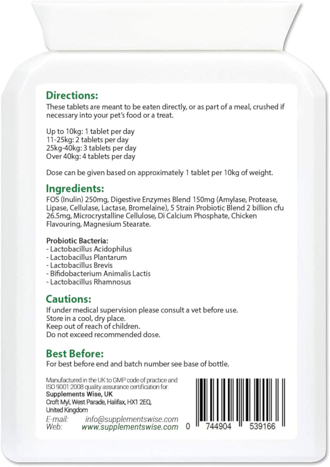 Probiotics For Dogs, Yeast Balance, Dog Probiotic for Gut Health, Dog Supplements for Itch Relief Diarrhea, Wind, Anal Gland - Image 3