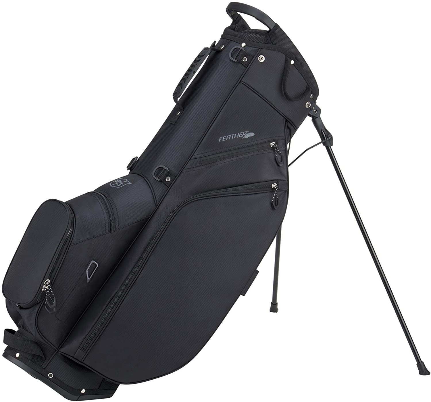 Wilson Unisex-Adult W/S Exo Golf Bag, Stand Bag, Carry bag, Black, One size