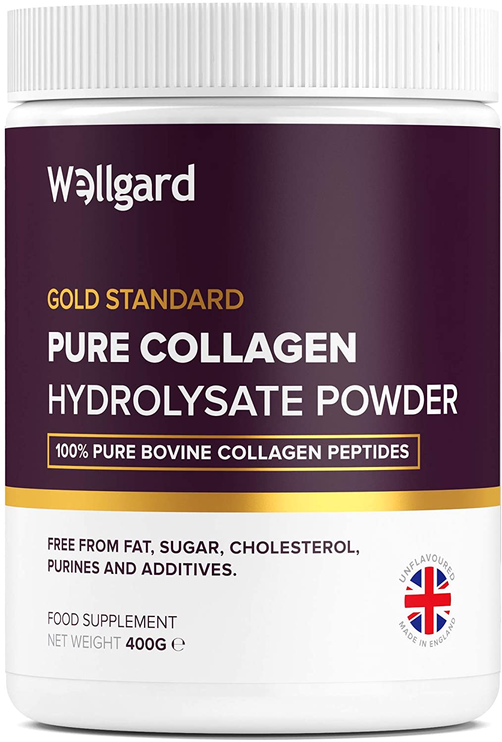 Collagen Supplements, Gold Standard Bovine Collagen Powder by Wellgard