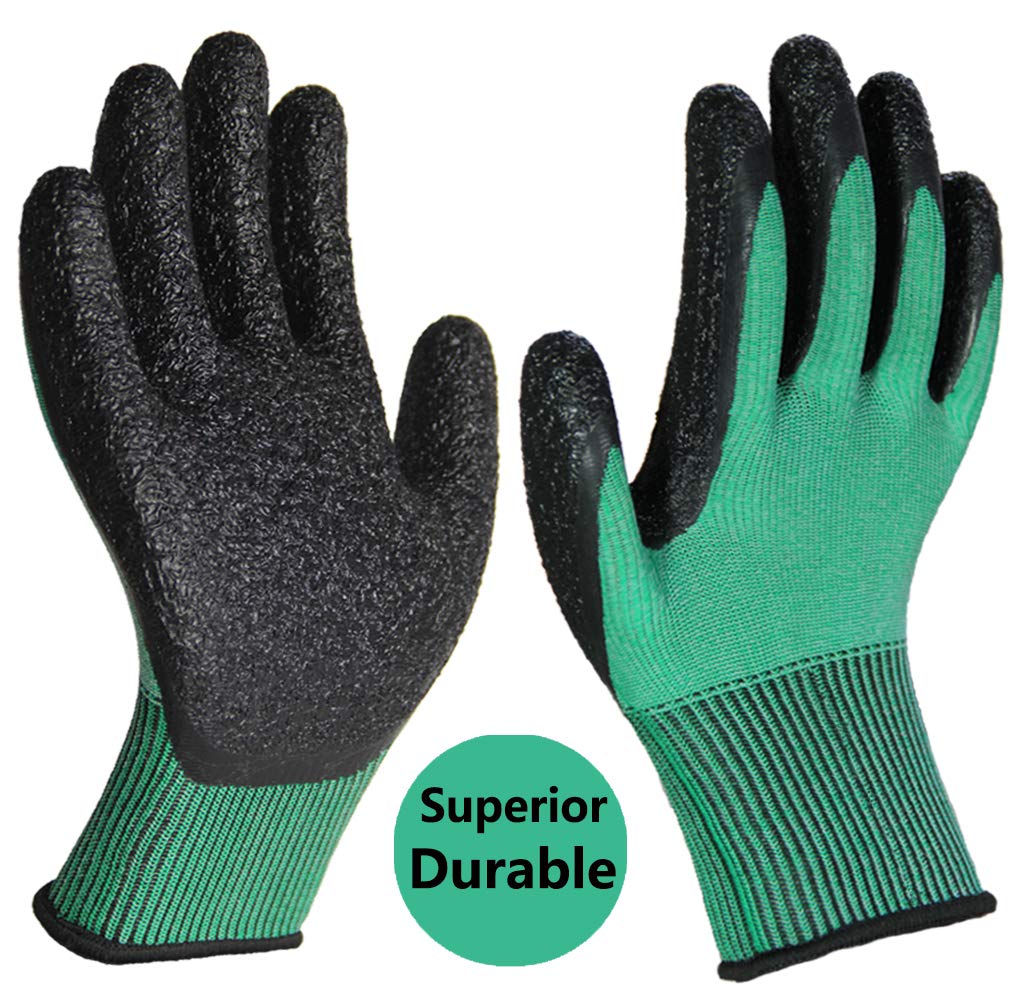 PROGANDA 3 works Gardening Gloves Ultra-Grip Work Gloves Non-Slip Latex Coated Colourful Verstile for House Car Cleaning Fishing Outdoor - Image 4