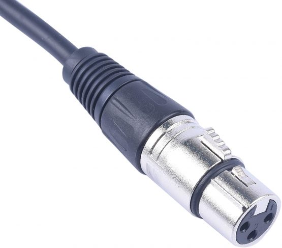 Devinal XLR Female to 1/4" Female calbe, 3 Pin Female to 6.35mm Socket Audio Cord, XLR Jack to TS/TRS Quarter inch Adapter Connector Converter Metal Construction - Image 3