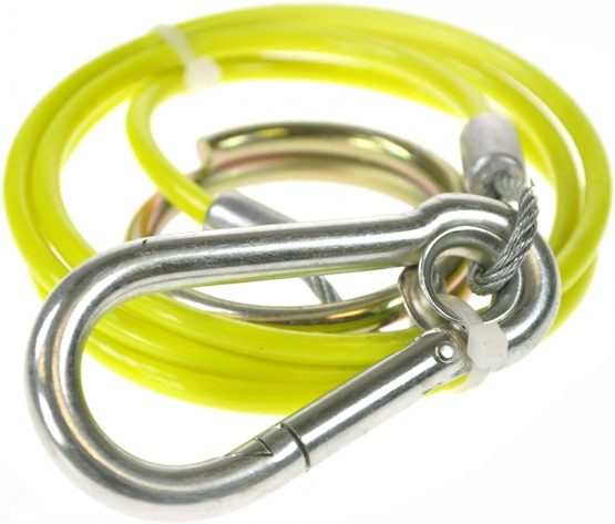 BITS4REASONS NEW MODEL MAYPOLE MP5015B BREAKAWAY CABLE PVC HI VIS YELLOW 1M x 3MM SAFETY TRAILER CARAVAN CABLE