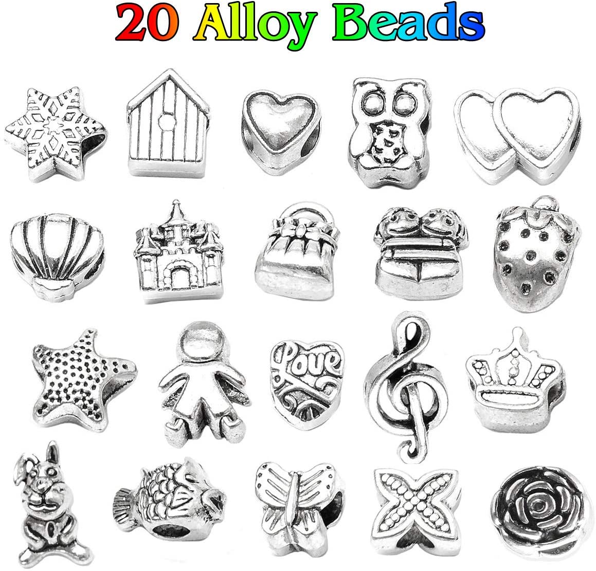 BIIB Unicorn Gifts for Girls Bracelet Jewellery Making Kit - Image 3