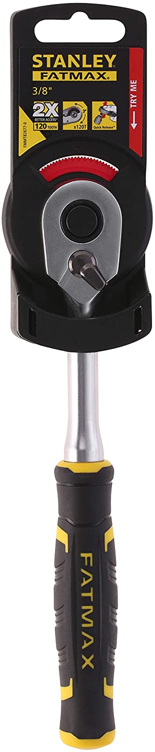 Trinquete 3/8" 120 dientes STANLEY FATMAX, Multicolored, Cliquet 3/8 - Image 3
