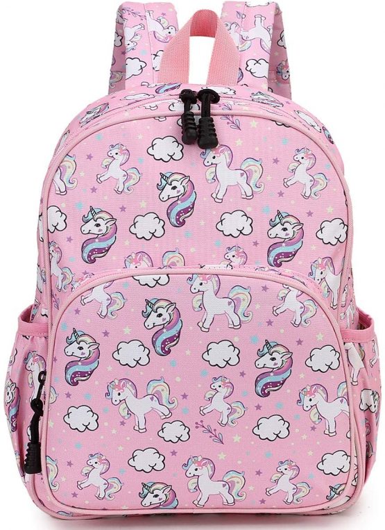 Backpack for Girls,RAVUO Cute Unicorn Toddler Backpack Lightweight Little Kids Backpack School Bag with Chest Strap