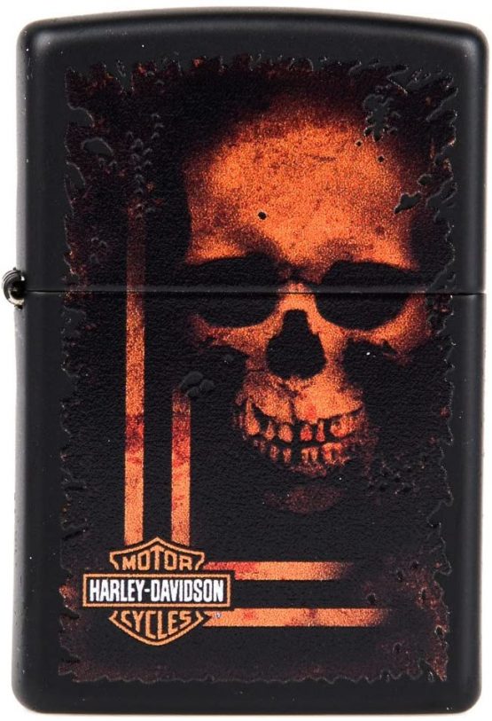 Zippo Lighter, Brass, Black, 5.5 x 3.5 x 1 cm - Image 2