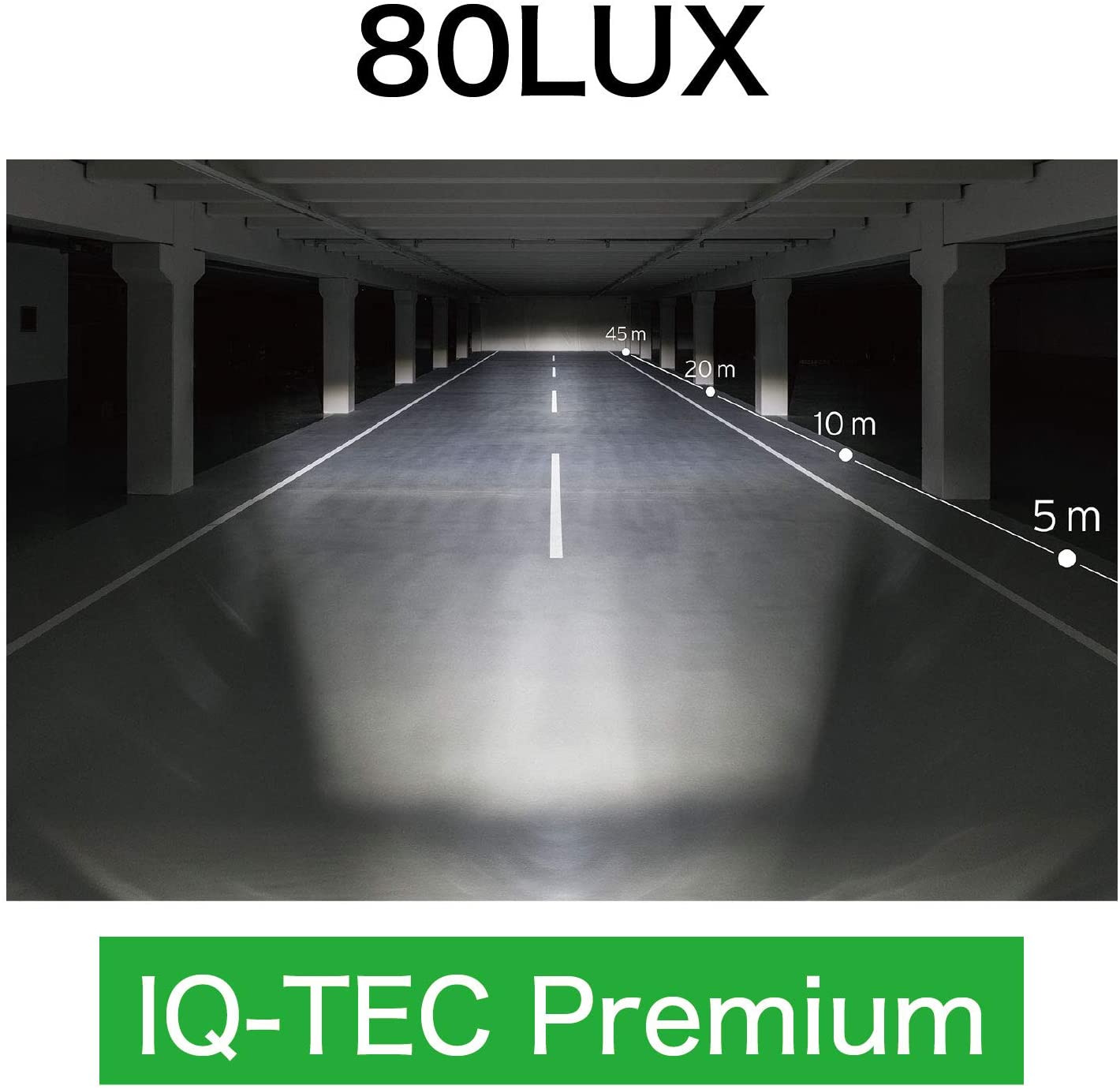 busch+müller 1752QTSNDi LED Dynamo Headlight Lumotec IQ Cyo T Senso Plus Premium, Black, 80 - Image 2