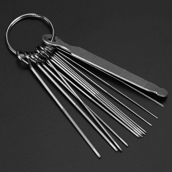 Guitar Nut Slot Files, 13Pcs Guitar Bridge and Saddle Nut Files Set for Guitar Repair Tool, Guitar Maintenance and Repair Tools - Image 3