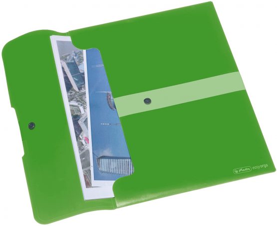Herlitz Easy Orga To Go A4 PP Document Folder - Opaque Apple (Pack of 6) - Image 2