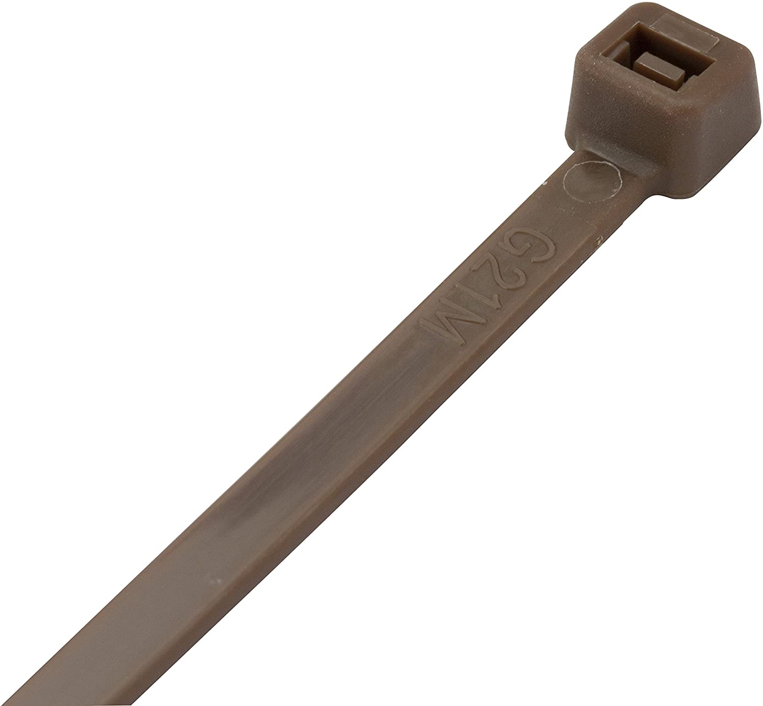 Gocableties 100 Pack of Brown Cable Ties, 200mm x 4.8mm, 8″ Premium Tie