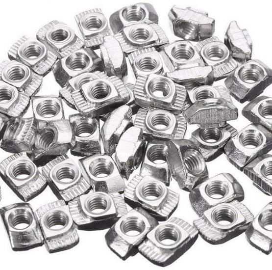 Lapus 180 Pieces 2020 Series T Slot Nuts M3 M4 M5 T Nuts EU Aluminum Extrusions Slim T Slot Hammer Head Fastener Nut Assortment Kit, Each of 60 … - Image 4