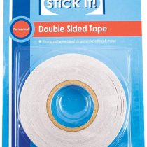 Stick it 18 m Permanent Double Sided Tape, White