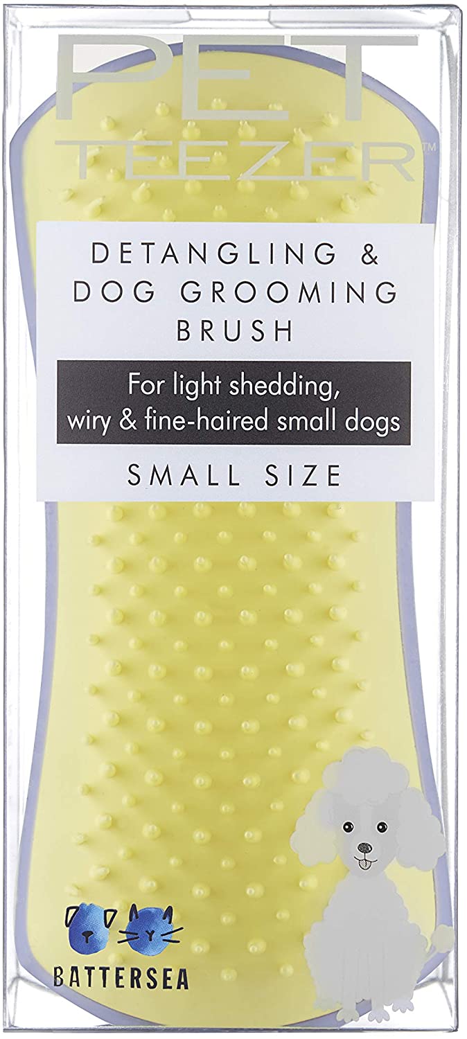 Tangle Teezer Small Pet Teezer Small Detangling Dog Grooming Brush, For Dry Hair or Bath - Image 4